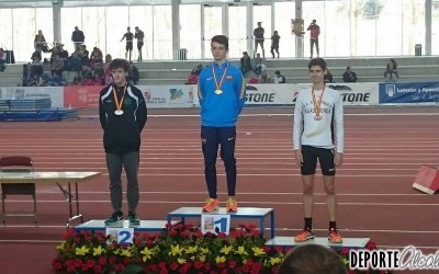 El atleta complutense Iván Alba, subcampeón juvenil de España